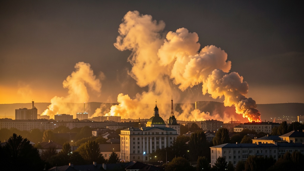 Kiev bajo fuego: explosiones tras alerta de misil balístico en Ucrania