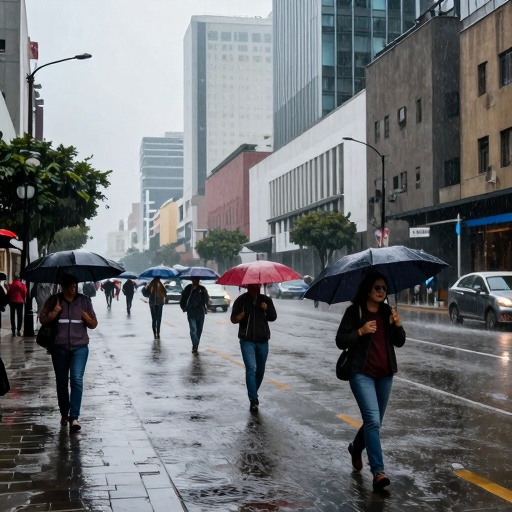 Alerta climática por lluvias intensas en el sur de Florida