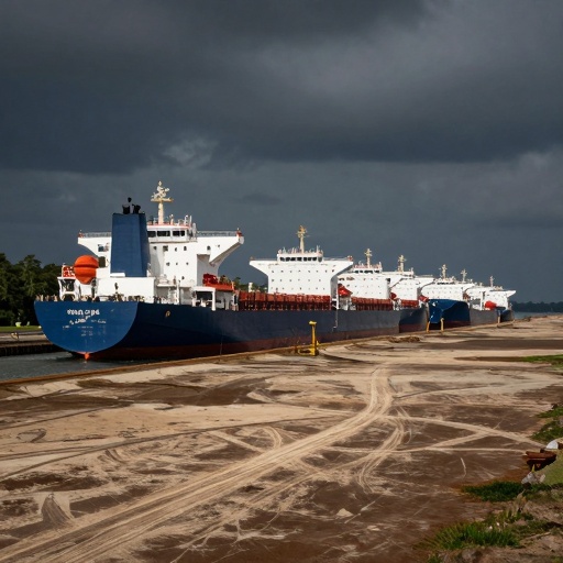 Crisis logística global: Tarifas del Canal de Panamá se disparan por sequía y conflicto en Medio Oriente