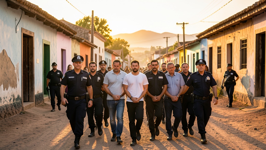PNP y FBI capturan a 9 ecuatorianos por narcoterrorismo en Huanchaco