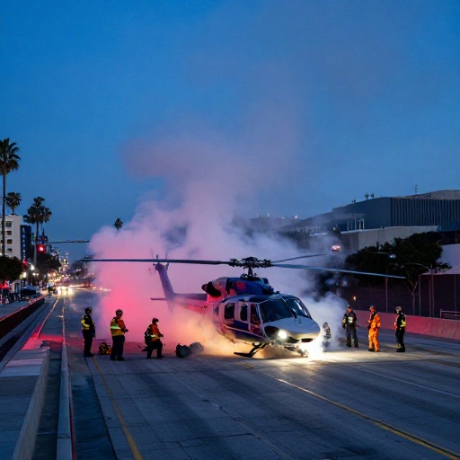 Trágico accidente aéreo: Helicóptero de noticias se estrella en Los Ángeles