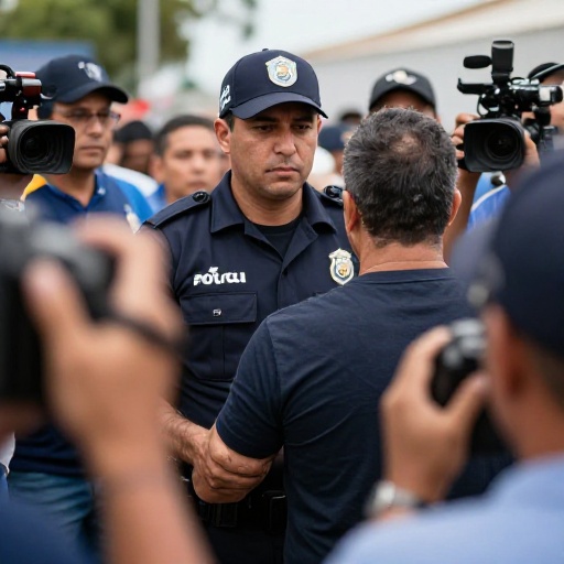 Imágenes cuestionan versión policial sobre detenido por crimen en Trujillo